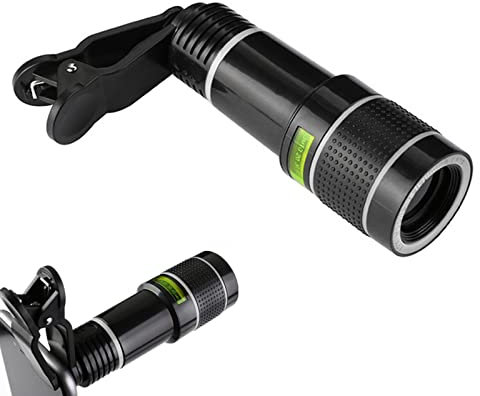 Obiettivi zoom telefonico | Set di 20X fotocamere HD esterne per telefono | Obiettivo zoom universale per smartphone per la fotografia telescopi portatili per la caccia alle escursioni Saiki