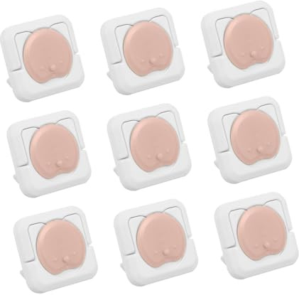 Toyvian -teilige Kindersichere Steckdose Robustes Abs-material Kindersicherer Steckdosenschutz für Kinder Einfache Installation