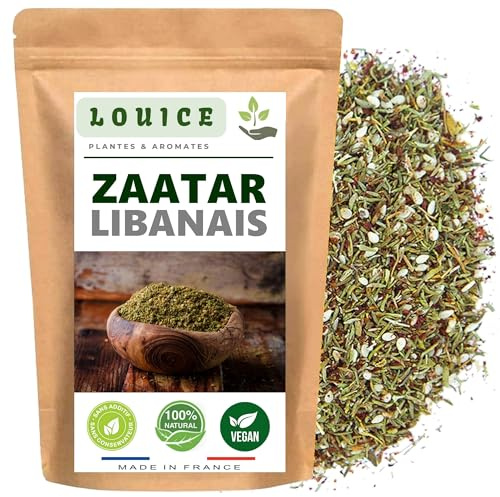 Zaatar Libanais 100g - Mélange Épices Naturel pour une Cuisine Gourmande - Sachet Fraîcheur - (100)