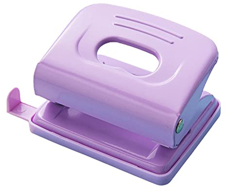 YANGLY Perforadora de 2 Orificios con Guía de alineación Bandeja de Chip Herramienta de perforación de Doble Orificio Capacidad de perforación de 20 Hojas para encuadernar Archivo Álbum de Bricolaje
