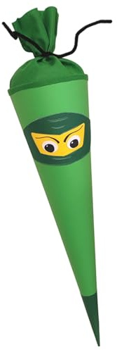 Schultüte Bastelset Ninja grün