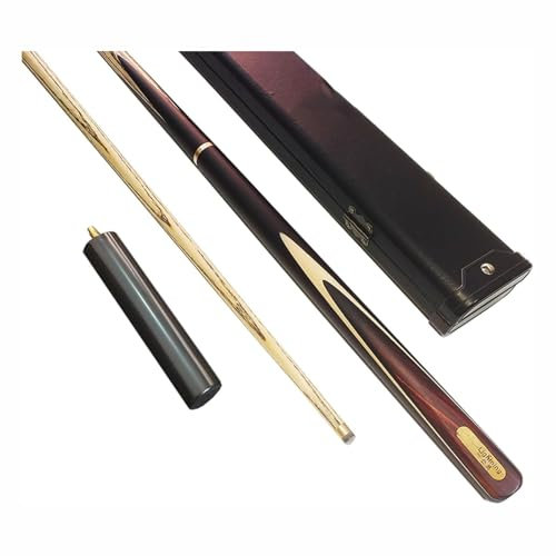 Pool Queue Billard Queue 145 cm Snookerqueue, 3/4 geteilter Queue, 10 mm, 17,5–19 oz, leicht zu greifen, platzt sofort, unwiderstehlich, Wird in Billardhallen von Clubs verwendet wljdp4815(Color:B,S