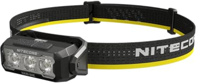 Nitecore HA15 UHE Stirnlampe (mit 1x AA-Batterie), schwarz