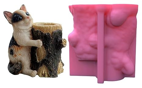 Moule en silicone pour décoration d'intérieur pour créer un porte-stylo et une décoration d'entrée pour garder tout bien rangé