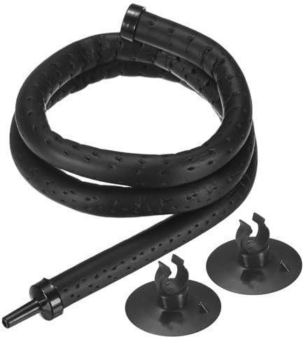 M METERXITY Air Stone for Aquarium Fish Tank, 23.6 Inch Rubber Pipe Bubble Diffuser with Suction Cup for Hydroponics/Aquaculture, Oxygen Diffuser Bar Bubble Wall Decorations