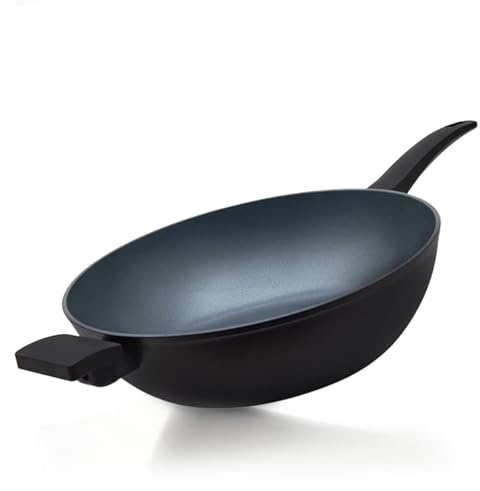 Be Living Wokpfanne – Ø 32 cm – Keramik – Induktion – PFAS-frei Antihaftbeschichtung – Delight-Serie