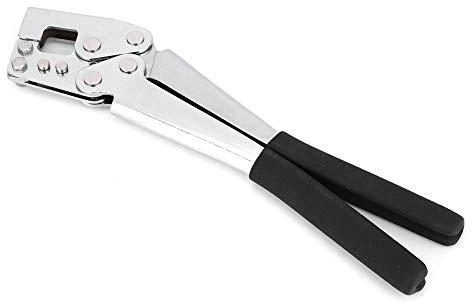 Pinza crimpatrice in acciaio, 0,5-0,8 mm, per cartongesso e soffitto, pinza crimpatrice di grado professionale con presa sicura, ricambio per rivetti (tipo 1)