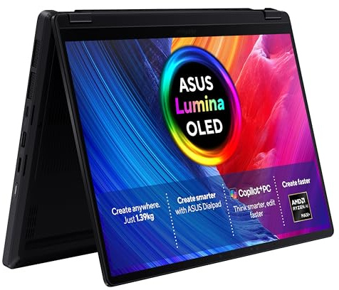 ASUS ProArt PX13 HN7306EA Copilot+ Laptop | AMD Ryzen AI Max+ 395 | 32GB RAM | 1TB PCIe SSD | 13.3 3K (2880x1800) OLED Touchscreen | UK Layout Backlit Keyboard | Windows 11 Home