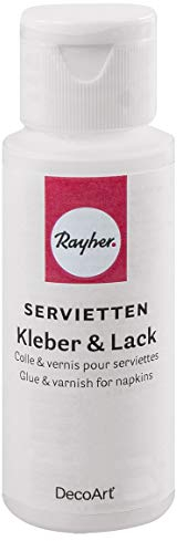 Rayher Hobby 38061000 Glue for Napkins. 59 ml Bottle