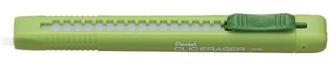 Pentel ZE80-K borrador, cuerpo de color verde claro
