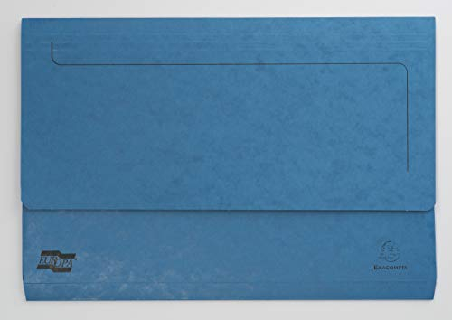 Exacompta Europa Dokumententasche für Kanzleipapier blau