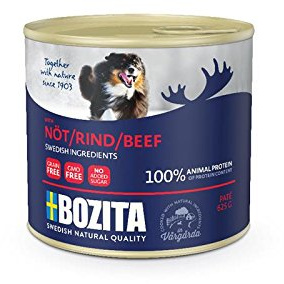Bozita Dog Dose Pate Rind 625g - Sie erhalten 12 Packung/en; Packungsinhalt 0,625 kg