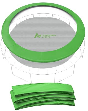 Coussin de Protection Trampoline Ø 366 cm Coussin Protection Trampoline 366 cm Coussin de SÉcuritÉ de Remplacement RÉsistant aux Rayons UV Anti-dÉchirure Protection Bordure Couverture Rembourrage Vert