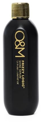O&M Frizzy Logic feuchtigkeitsspendendes Serum mit Arganöl I Spendet Glanz und schützt gegen Luftfeuchtigkeit I Anti Frizz Effekt für seidig weiches Haar I Wohltuende & natürliche Haarpflege I 100ml