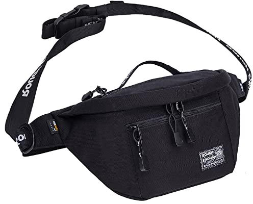 Rough Enough Outdoor Durable Cordura Multi Pockets Wanderwelle Packs Bag große große Volume Satchel Crossbody Shoulder Bag mit Clip auf Fasten Buckles für Sport Workout Running Cycling Traveling Trip