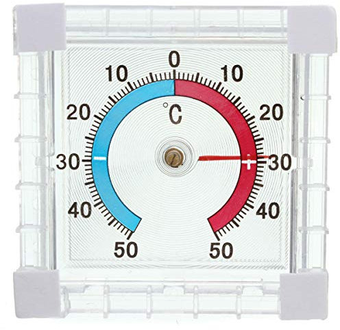 Unbekannt Window Mounted Temperature Thermometer for Garden Greenhouse Home Office Room COD