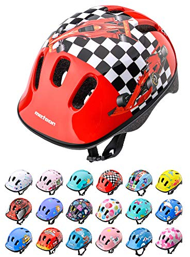 meteor® Kinderfahrradhelm Sicherer Fahrradhelm Kinder-Helm rollerhelm Jungen kinderfahrradhelm für Mountainbike Inliner skaterhelm BMX fahradhelm Scooter Kinder Bike Helmet