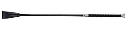 HySCHOOLGP Frusta da Equitazione (65 cm) (Nero)