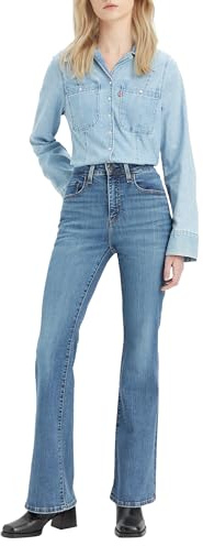 Levi's 726™ High Rise Flare Jeans dam, Blue Wave Mid, 25W / 32L