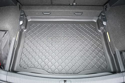 GUA PPH - Premium Kofferraumwanne Laderaumwanne Kofferraummatte für Tiguan II ab 2016- Unterer Boden