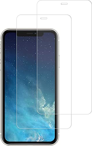 PhoneThrone [2 Pezzi Vetro Temperato per iPhone 11 e iPhone XR (6.1), Pellicola Prottetiva Anti Graffio, Anti-Impronte, Senza Bolle, Durezza 9H, 0,33mm Ultra Trasparente