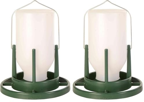 DISTRIBUTORI DI CIBO PER VOLIERE, 1000 ml/20 cm (Confezione da 2)