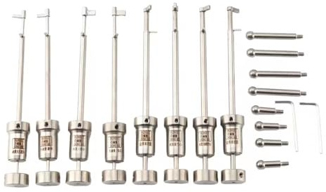 8 Stück Fahnenmast Lock Pick Werkzeug Set, Schnellöffner für Sichere Blade Locks, Professionelle Schlosser Safe Lock Picking Tool Fast Picker Tool