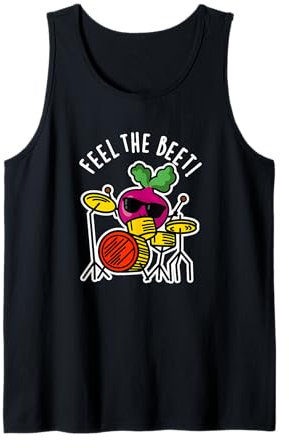 Feel The Beet Lustiges Veggie Wortspiel Tank Top