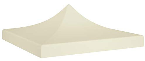 ARKEM Partyzelt-Dach 2x2 m Creme 270 g/m² Pavillon Ersatzdach Bora Pavillon Ersatzteile