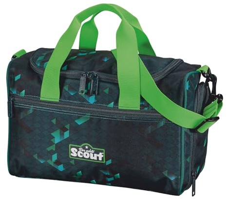 Scout Sporttasche Sportbag Cubes dunkelgrün