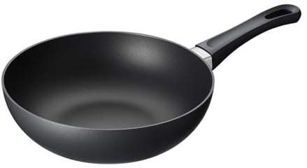 SCANPAN Wok Pan Classic Induction ø 24 cm - Suitable for All Heat Sources - Standard Non-Stick Coating