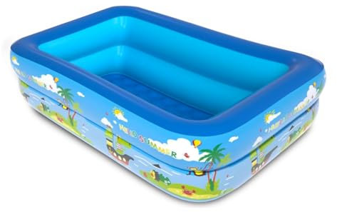 Piscina per bambini, piscina per bambini, piscina per bambini, piscina gonfiabile per bambini, per famiglia, all'aperto, giardino, cortile, gioco d'acqua