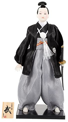BESPORTBLE Kimonos Doll Ornament Samurai Figurine Decor for Sushi Shop Home Traditional Style for Desktop Display Unique Style Decor for Home