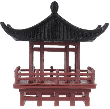 Toddmomy Decorazione Per Padiglione in Miniatura in Stile Cinese Di Padiglione Tradizionale Da Tavolo Ornamento Per Bonsai Statuina Per Giardino Decorazione Per Casa