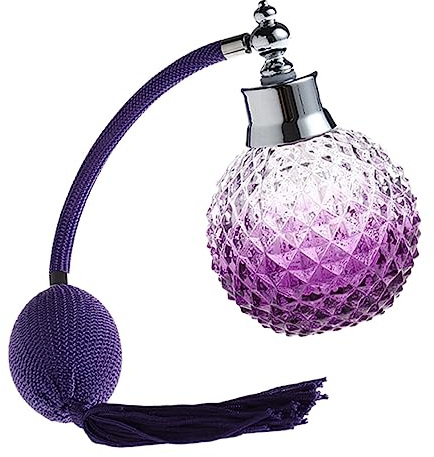 DONFAMDS Botella Pulverizadora de Perfume de Vidrio Rellenable de 100 Ml Diseño Vintage y Forma de Piña, Adecuado para Accesorios de Dormitorio y Decoración del Hogar