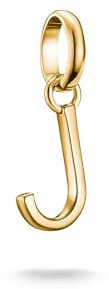 THOMAS SABO Charm Club Connect Charm-Anhänger Buchstabe Recyceltes 925 Silber