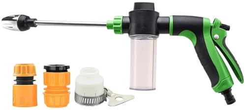 Yulokdwi Nettoyeur Haute Pression | Lavage Haute Pression Portable | Accessoires de Nettoyage Multifonction Rotatifs pour Véhicule Terrasse Clôtures Mur Voiture Allée Bateau Espaces Extérieurs