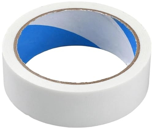 CREATCABIN Vinyl Bodenband Bodenmarkierungsband Markierungsband Für Turnhallen Spielfelder Weißes Markierungsband Spleißband Für Tanzflächen Sicherheitsmarkierung Für Im Freien Leichtathletik 2cmx10m