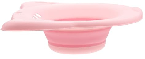 DRESSOOS Faltbarer Sitzbadewannen-eimer Ergonomisch für Toiletten Professionelles Pflegebecken Hautfreundlich Platzsparend Bequem für Senioren und Tägliche Hygiene