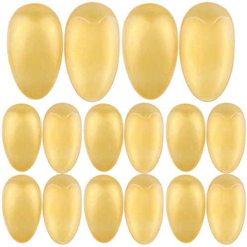 Gatuida Protectores de Orejas para Peluquería Amarillos de Plástico 24piezas, Cómodos y Fáciles de Usar para Aplicación de Tinte en Salón de Belleza