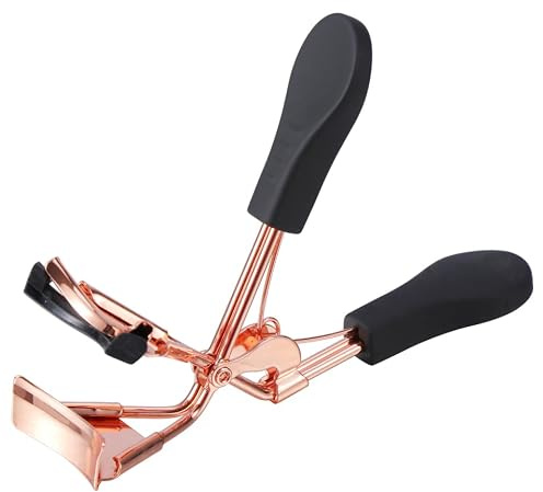 Baluue Wimpernzange Randlos Mit Gummipolster Wimpern Curler | Kleine Augen Rutschfestes Wimpernwerkzeug Mit Flexibler Feder Tragbar FüR PräZises Augen-Make-up