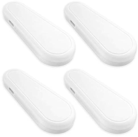 4Pcs Vertical Blind Weights, 4-Pack Vertical Blind Cord Weights for Window Treatments, Blind Cord Tangling and Maintaining Alignment, 8.3 cm x 3.4 cm White Vertical Blinds Weights