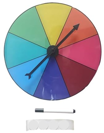 Haodream Ruota della Roulette con premi da Tavolo Gioco a premi La Piattaforma Girevole estrae la Ruota della Roulette per raduni Feste Carnevali Ruota delle fiere Giri premi Estrae la Ruota della