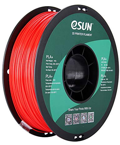 eSUN PLAPlus Filament, rot, 1,55 kg