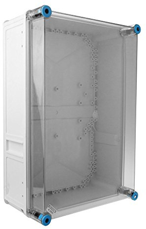 Hensel mit transparentem Deckel Anschlussdose 450x300x170 IP65 Industriegehäuse Abzweigdose K0300 HENSEL 6554 Grau