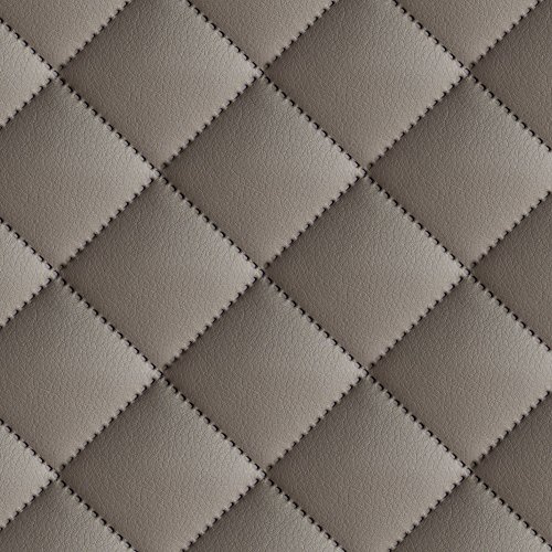 Kunstleder, Polsterstoff, kaschiert gesteppt Meterware, wasserabweisend, robust, taupe 140cm