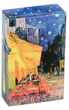 Carte Expo BOITE A CIGARETTES METAL LA TERRASSE DU CAFE