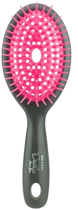 Deslía Hair Flow Cepillo Ovalado Pequeño Fucsia