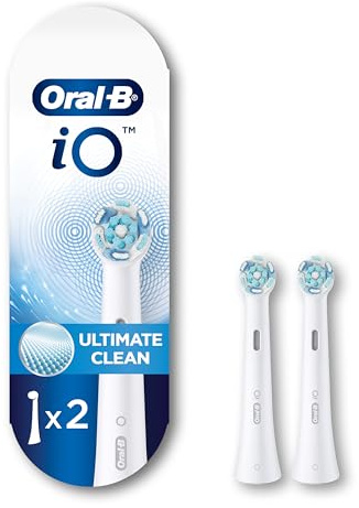 Oral-B iO Ultimate Clean Ersatzbürstenköpfe, Weiß, 2 Stück