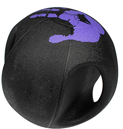 AGYH Medizinbälle Fitness Medizin Ball, Doppel-Griff Elastischer Gummigymnastikball, Rutsch- Und Abriebfestes, 2kg / 3kg / 4 Kg / 5 Kg / 6 Kg / 7kg / 8KG / 9KG / 10kg (Size : 2kg/4.4lbs)